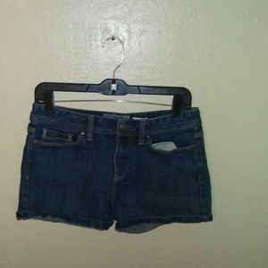OLD NAVY JEAN SHORTS STRETCH LOW WAIST SIZE 6